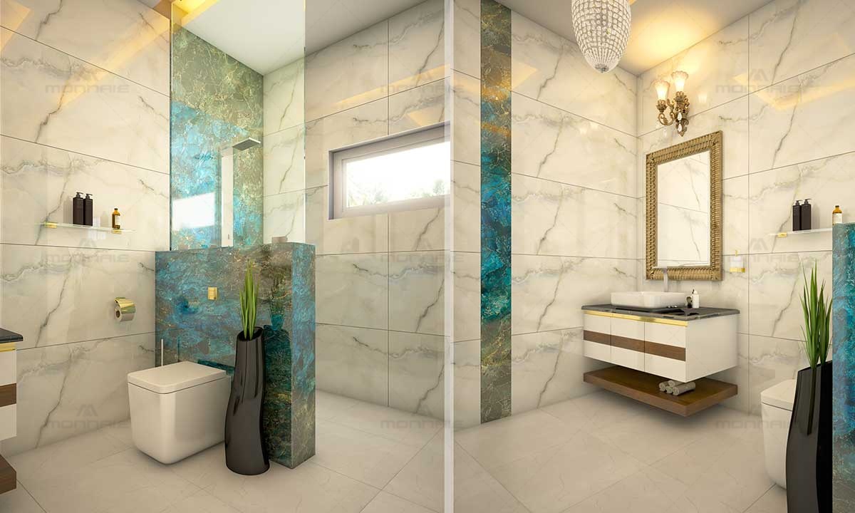 Luxury bathroom interiors design