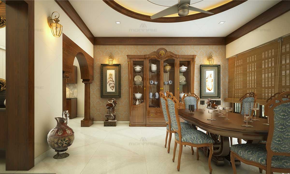 dining room design in kerala