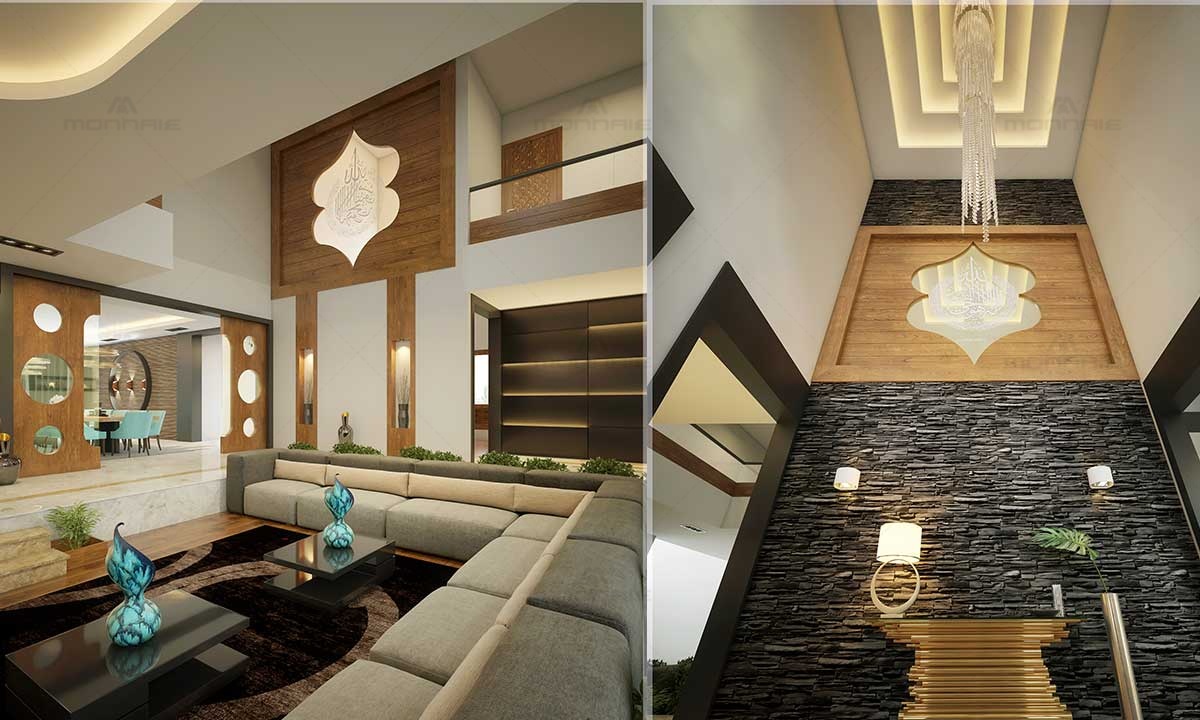 Luxury Living Room Interior Design - Monnaie