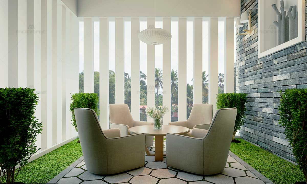 Simple Interior Courtyard Ideas