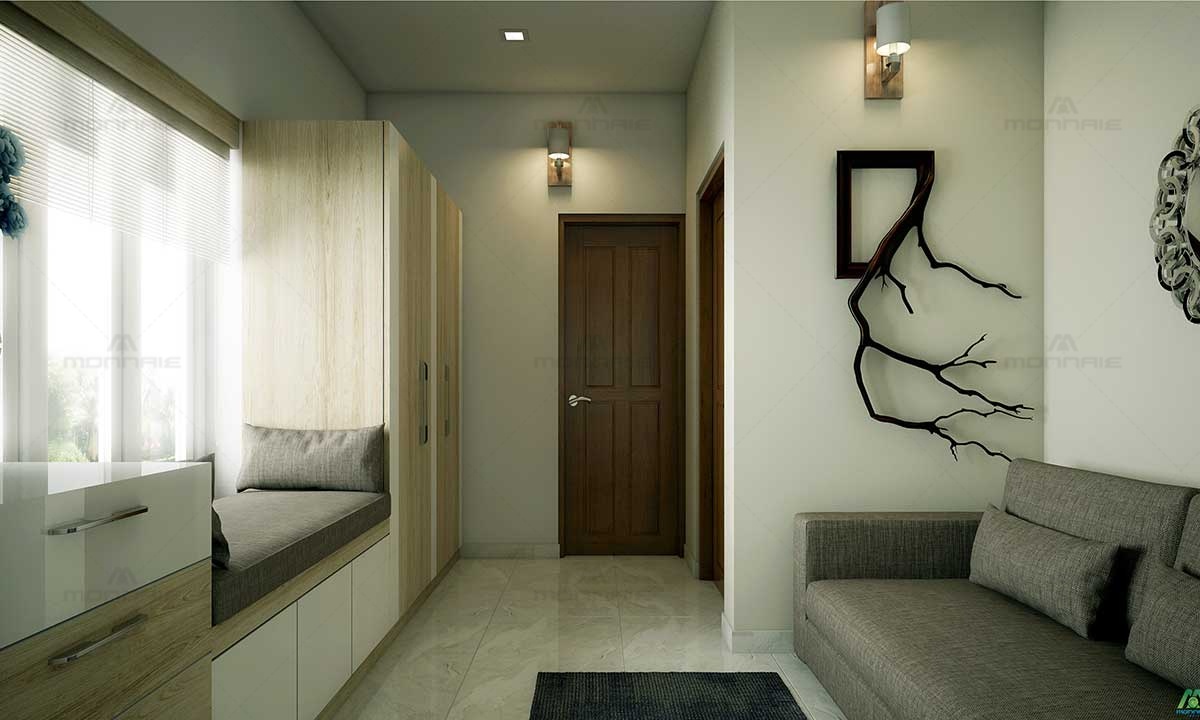 Upper Living Bedroom Ideas - Monnaie Interiors Kerala